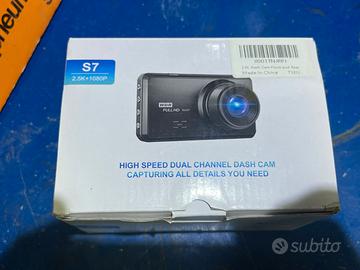 Dashcam auto S7 2.5K anteriore + posteriore