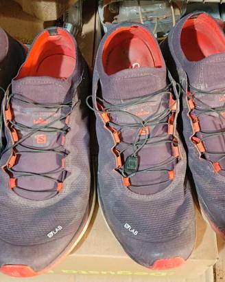 2 paia scarpe Trail Salomon slab ultra 3