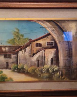 Quadro dipinto  paesaggio
