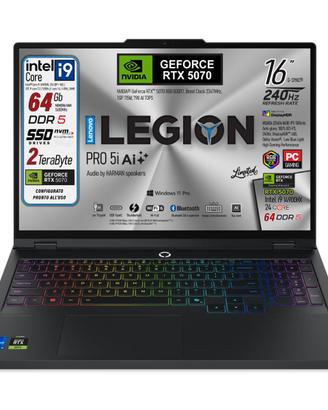 LENOVO LEGION PRO 5i I9 14900Hx 64GB RTX 5070 16"