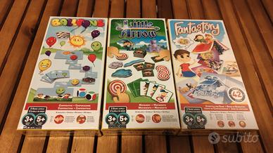 n°3 giochi da tavolo per bambini 