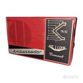 Radio portatile vintage Ambassador Comaut DE LUXE