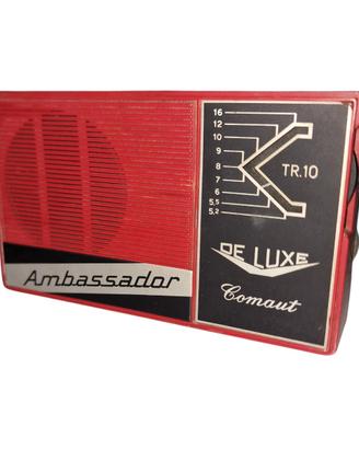 Radio portatile vintage Ambassador Comaut DE LUXE