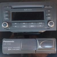 Sistema audio per Audi con porta CD da bagagliaio 