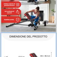 Panca multifunzione da palestra