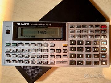 Calcolatrice elettronica Sharp PC-1401 vintage