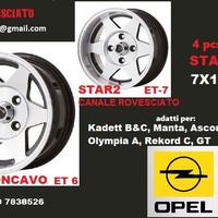 Cerchi RG KBS star 7x 13 4x100 opel renault