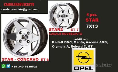 Cerchi RG KBS star 7x 13 4x100 opel renault