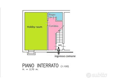 Hobby raum con bagno wc