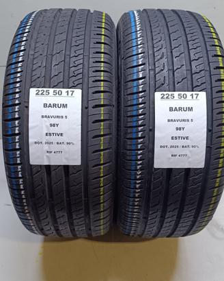 2 GOMME 225 50 17 BARUM 2025 RIF4777