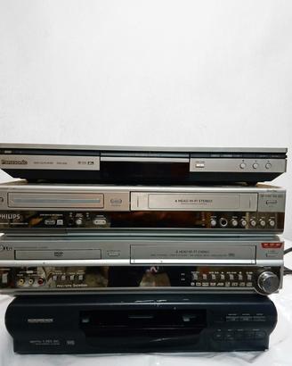 Lotto 4 Lettori Vintage + 3 telecomandi originali