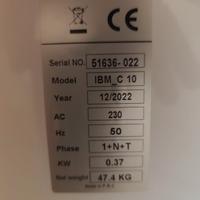 Impastatrice a spirale ChefLine 10 Kg