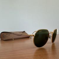 Occhiali da sole Ray-Ban Hexagonal Gold- Originali