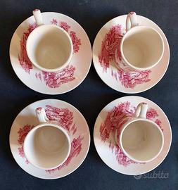 4 tazzine in ceramica The Old Mill by Johnson Bros