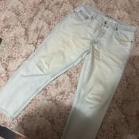 Jeans azzurro chiaro Zara con sfumature M 48 uomo