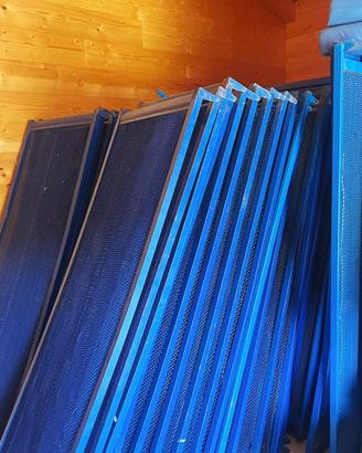 Reti letto leggere in metallo blu usate