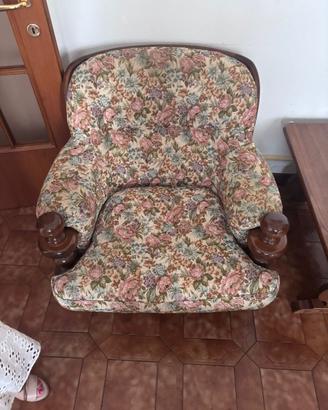 Coppia Poltrone anni '60 stile "arte povera"