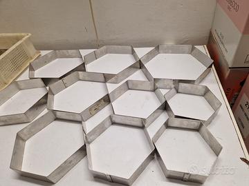 Stampi torte esagonali.