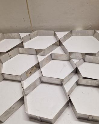 Stampi torte esagonali.