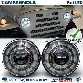 Fari LED per Fiat Campagnola OMOLOGATI Angel Eyes