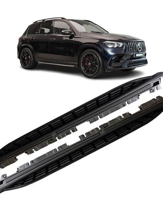 Mercedes GLE SUV W167 2018> Pedane Laterali nere