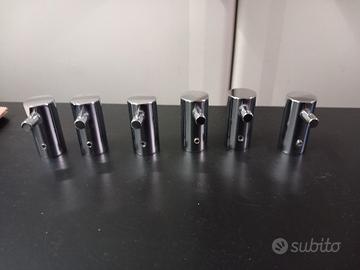 6 GANCI PER ASCIUGAMANI ,ASCIUGAMANI,  APPENDIABIT