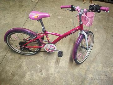 Bici bambina rosa ruote 20"