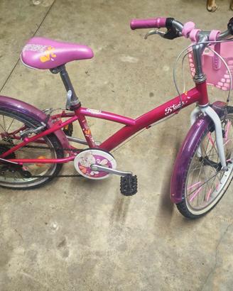 Bici bambina rosa ruote 20"