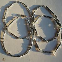 Bracciali in Ematite + Swarovsky