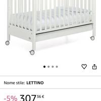 Lettino bimbi mai usato