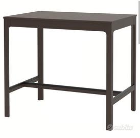 EKEDALEN--Tavolo bar, marrone scuro,120x80x105 cm