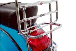 PORTAPACCHI POSTERIORE A MOLLA FACO CROMATO PER VE