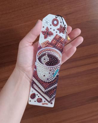 Segnalibro caffè diamond painting 3€ 