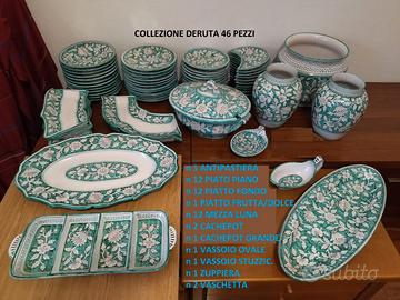GRAZIA DERUTA CERAMICA MAIOLICA COLLEZIONE PIATTI