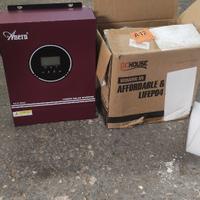 Nuovo inverter fotovoltaico e batteria 12V 100A