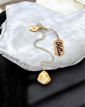 Collana con Pietra Naturale Minerale “Stella”