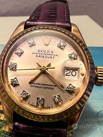 Rolex Lady Ref 6917 18k Diamanti Full set