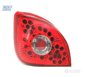 FANALI PER FORD FIESTA MK4 96-02 LED ROSSO CROMATO