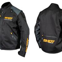 GIACCA TESSUTO MOTO ENDURO SHOT ARANCIO MANICHE ST