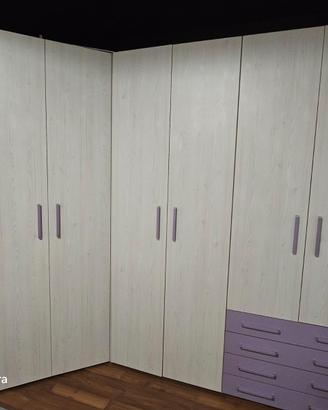 Armadip con comodini cameretta
