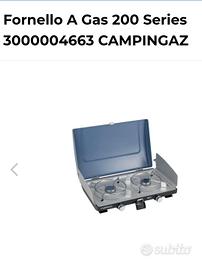 Fornellino campingaz  + cavo con valvola