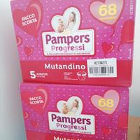 Pampers progressi Mutandino ,taglia 5