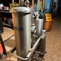 Filtro a farina fossile CADALPE per vino – inox