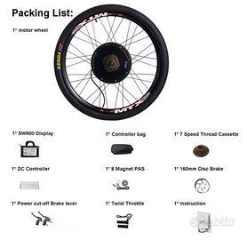 Kit ebike 1500w