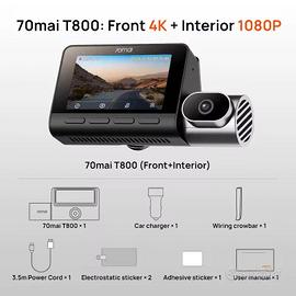 DVR 70mai T800 4K + 128 GB nuovo sigillato 