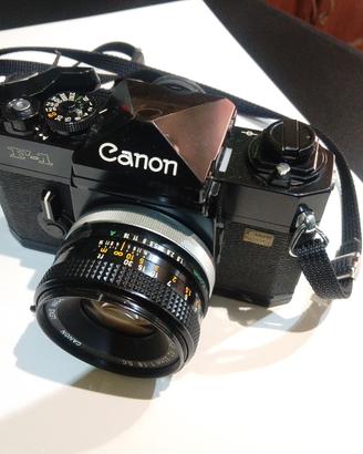 Canon F1 con 50mm f 1,8