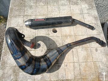 Scarico completo giannelli husqvarna sm 125 2007