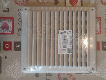 GRATA IN PLASTICA BIANCA , CON RETINA ANTIZANZARE