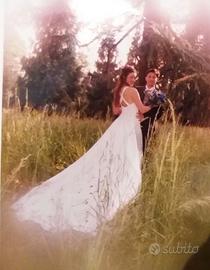 Vestito da sposa divisibile stile sirena