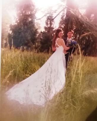 Vestito da sposa divisibile stile sirena